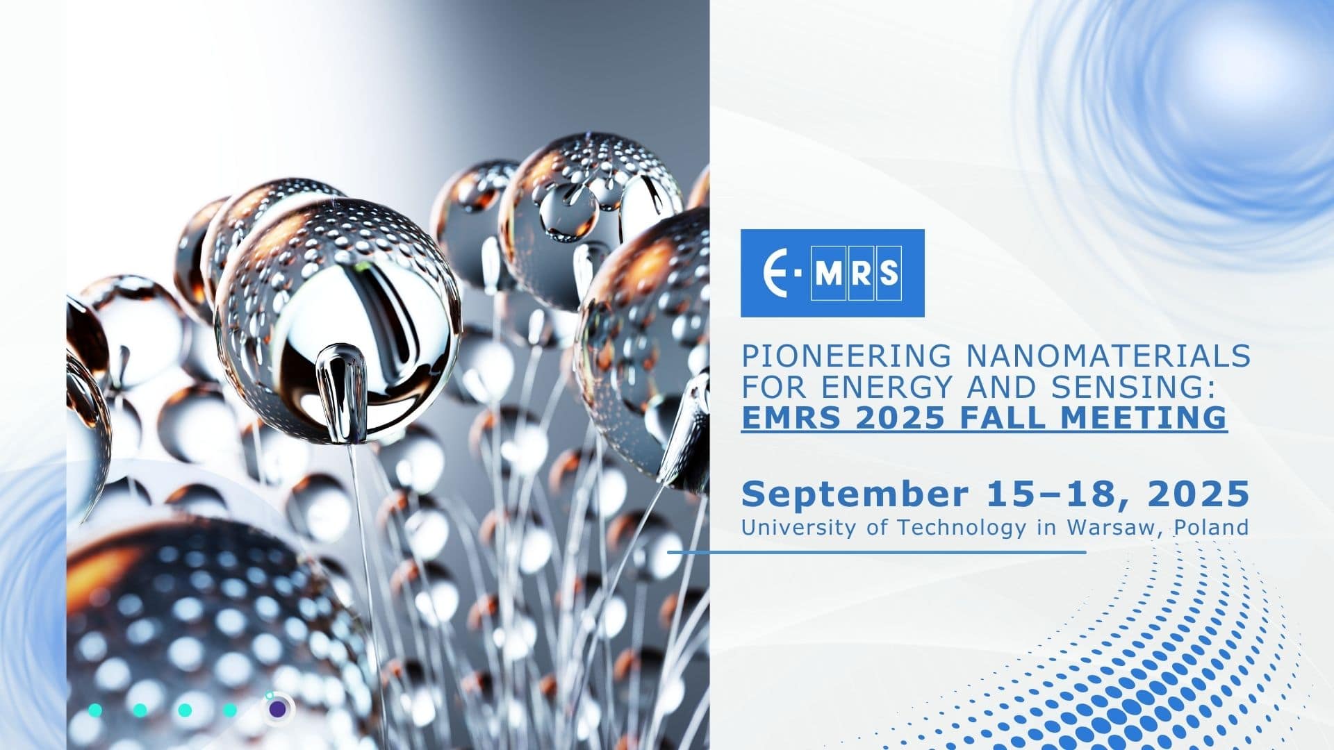 Pioneering Nanomaterials for Energy and Sensing: Symposium Announced for EMRS 2025 Fall Meeting