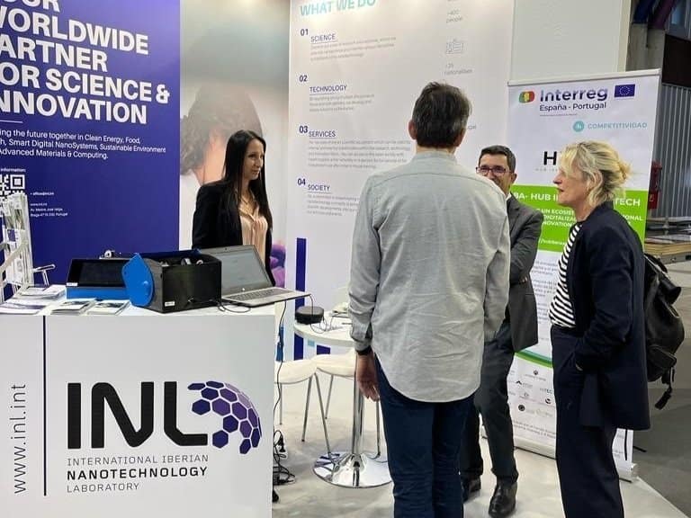 INL Team together with The European agrodigitalization project HIBA at the Transfiere Forum